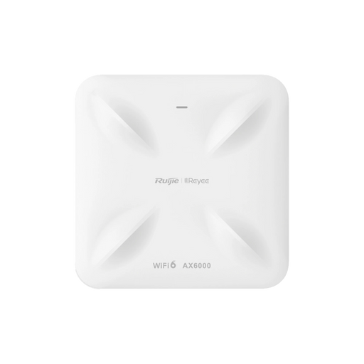 PUNTO DE ACCESO CON DOBLE PUERTO MULTI-GIGABIT 2.5G WI-FI 6 INTERIOR EN TECHO HASTA 5.9 GBPS, DOBLE BANDA 802.11 AX6000 MU-MIMO 4X4-Redes WiFi-RUIJIE-RG-RAP2260(H)-Bsai Seguridad & Controles