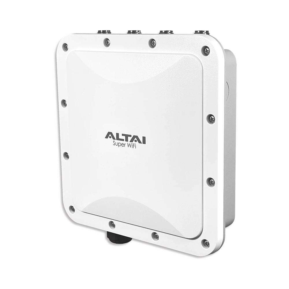 PUNTO DE ACCESO INDUSTRIAL SUPER WI-FI 6 CONECTORIZADO 2X2, DOBLE BANDA SIMULTANEA EN 2.4 Y 5 GHZ, HASTA 400 M DE COBERTURA, 512 USUARIOS CONCURRENTES-Redes WiFi-ALTAI TECHNOLOGIES-Bsai Seguridad & Controles