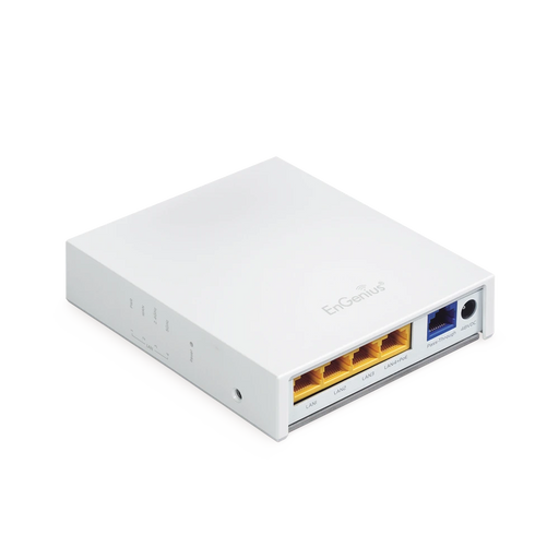 PUNTO DE ACCESO PARA PARED EN 2.4 GHZ,MIMO 2X2, HASTA 300 MBPS, 4 PUERTOS UNO CON SALIDA POE. 100 MW DE POTENCIA-Redes WiFi-ENGENIUS-EWS500AP-Bsai Seguridad & Controles