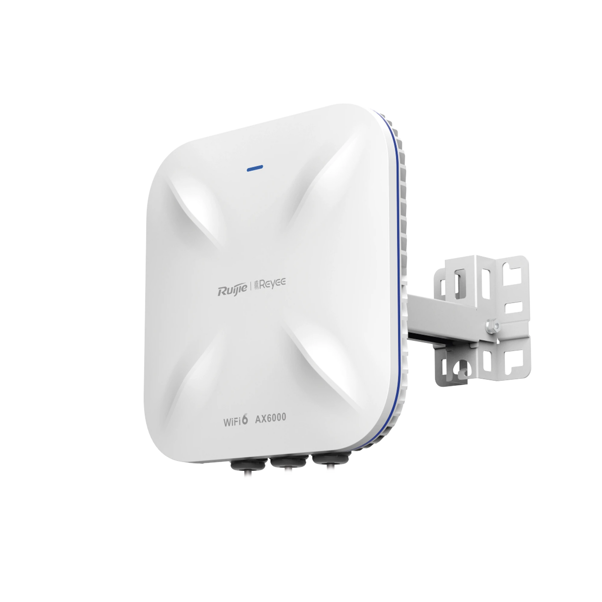 PUNTO DE ACCESO WI-FI 6 INDUSTRIAL PARA EXTERIOR OMNIDIRECCIONAL 5.95GBPS, MU-MIMO 4X4, 360°, FILTROS ANTI INTERFERENCIA Y AUTO OPTIMIZACIÓN CON IA, PUERTO ETH 2.5G Y SFP-Redes WiFi-RUIJIE-Bsai Seguridad & Controles