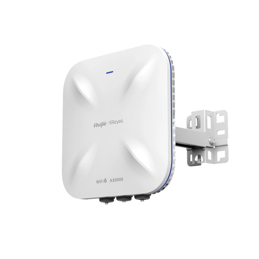 PUNTO DE ACCESO WI-FI 6 INDUSTRIAL PARA EXTERIOR OMNIDIRECCIONAL 5.95GBPS, MU-MIMO 4X4, 360°, FILTROS ANTI INTERFERENCIA Y AUTO OPTIMIZACIÓN CON IA, PUERTO ETH 2.5G Y SFP-Redes WiFi-RUIJIE-RG-RAP6260(H)-Bsai Seguridad & Controles