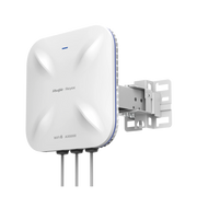 PUNTO DE ACCESO WI-FI 6 INDUSTRIAL PARA EXTERIOR SECTORIAL 5.95 GBPS, MU-MIMO 4X4, FILTROS ANTI INTERFERENCIA Y AUTO OPTIMIZACIÓN CON IA, PUERTO ETH 2.5G Y SFP-Redes WiFi-RUIJIE-Bsai Seguridad & Controles