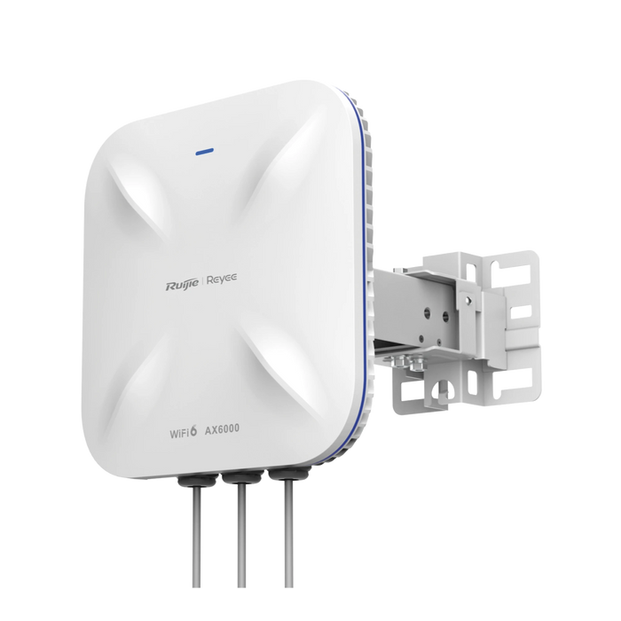 PUNTO DE ACCESO WI-FI 6 INDUSTRIAL PARA EXTERIOR SECTORIAL 5.95 GBPS, MU-MIMO 4X4, FILTROS ANTI INTERFERENCIA Y AUTO OPTIMIZACIÓN CON IA, PUERTO ETH 2.5G Y SFP-Redes WiFi-RUIJIE-RG-RAP6260(H)-D-Bsai Seguridad & Controles