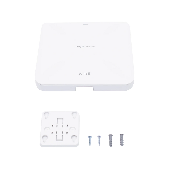 PUNTO DE ACCESO WI-FI 6 PARA INTERIOR EN TECHO HASTA 3.2 GBPS DOBLE BANDA 802.11AX MU-MIMO 4X4-Redes WiFi-RUIJIE-RG-RAP2260(E)-Bsai Seguridad & Controles