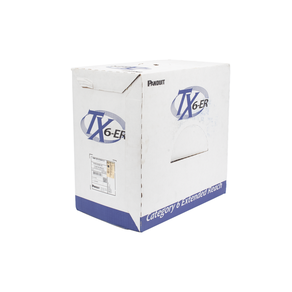 BOBINA DE CABLE UTP DE 4 PARES, CAT6 DE RANGO EXTENDIDO, 22 AWG, CMP (PLENUM), COLOR AZUL, 305 M-Cable-PANDUIT-Bsai Seguridad & Controles