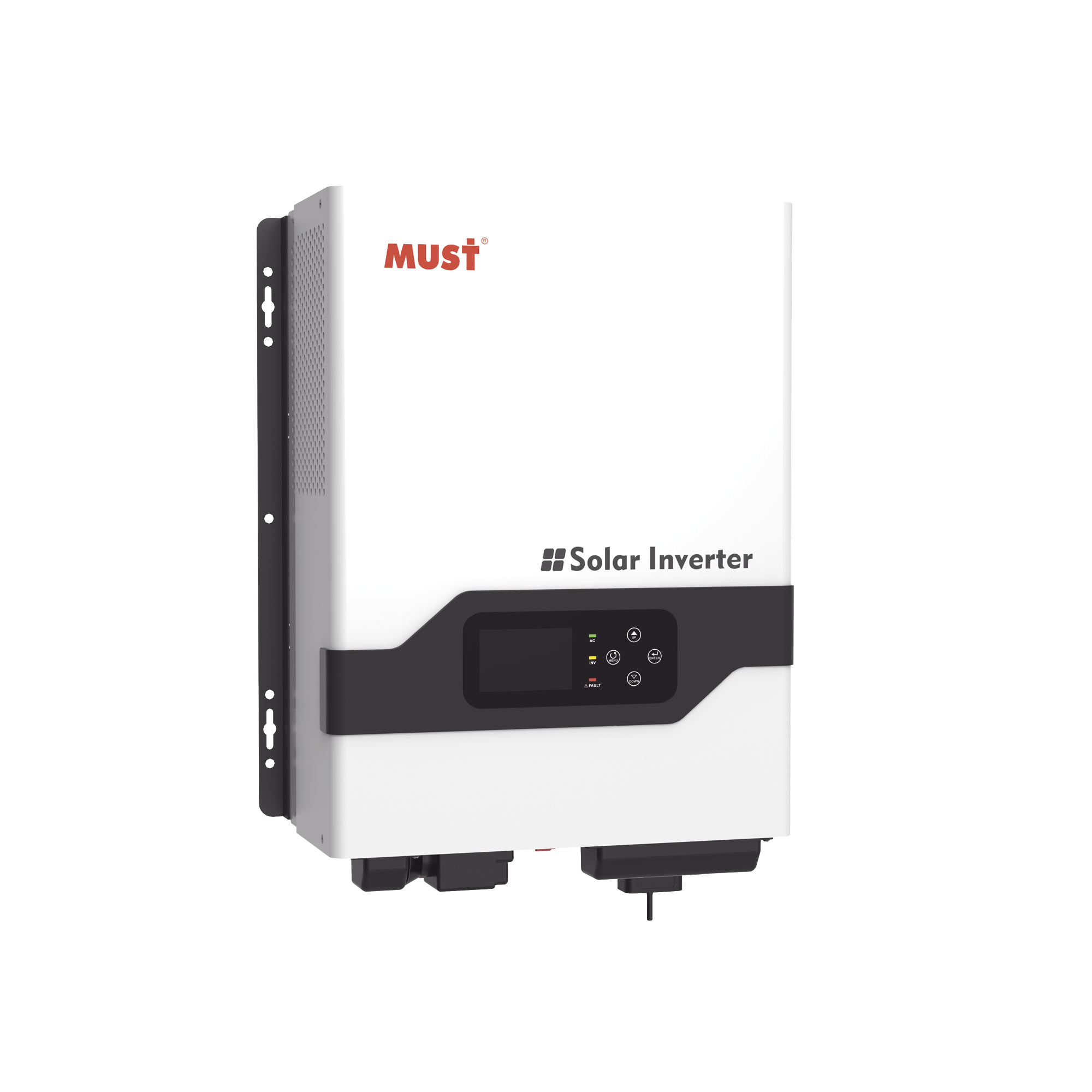 INVERSOR / CARGADOR DE 3 KW PARA SISTEMAS TIPO ISLA A 48VCD, 220VCA DE ENTRADA, 220/120VCA DE SALIDA, ONDA SINUSOIDAL PURA CON CONTROLADOR MPPT-Energía-MUST-Bsai Seguridad & Controles