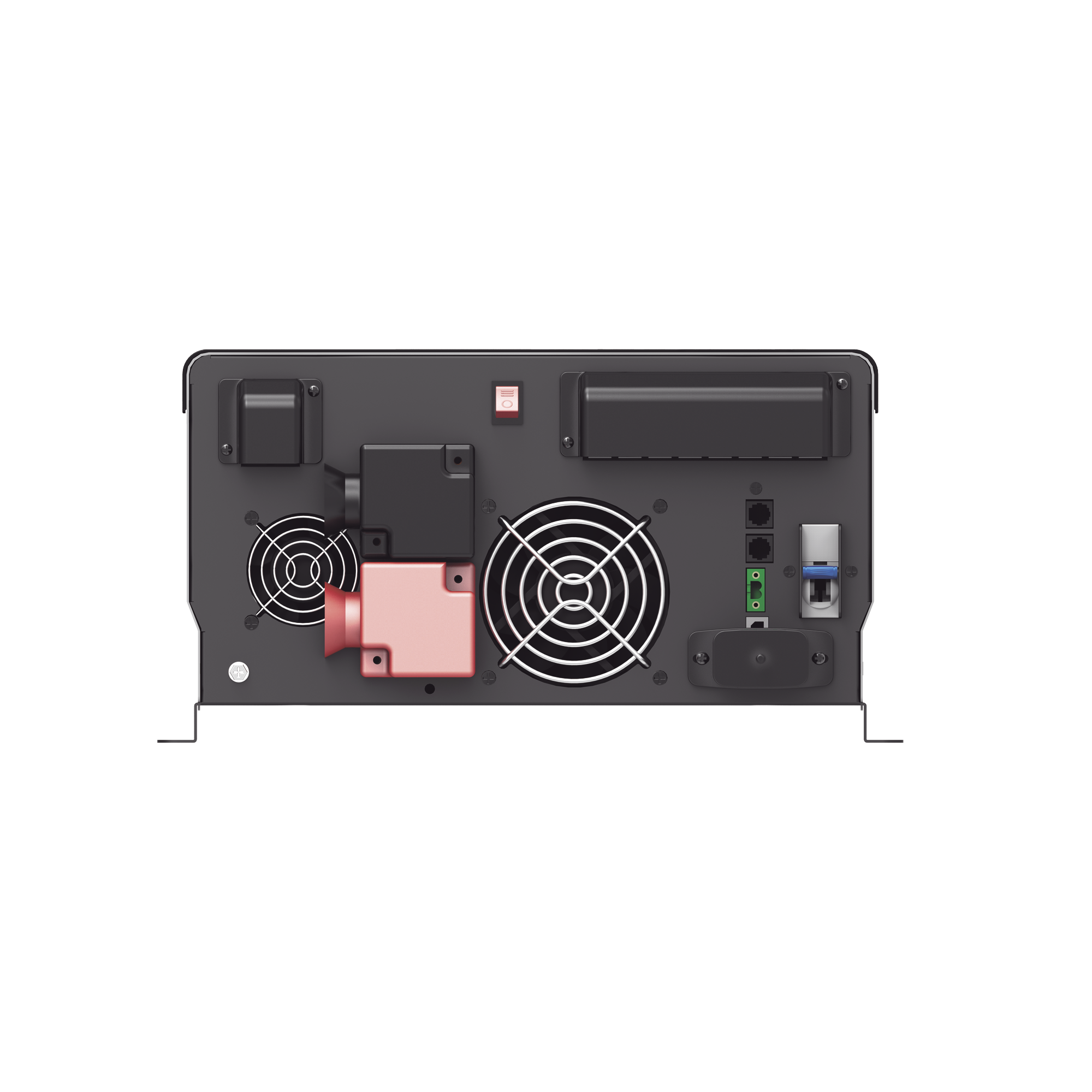 INVERSOR / CARGADOR DE 5 KW PARA SISTEMAS TIPO ISLA 48VCD / 120 O 220VCA, ONDA SINUSOIDAL PURA CON CONTROLADOR MPPT