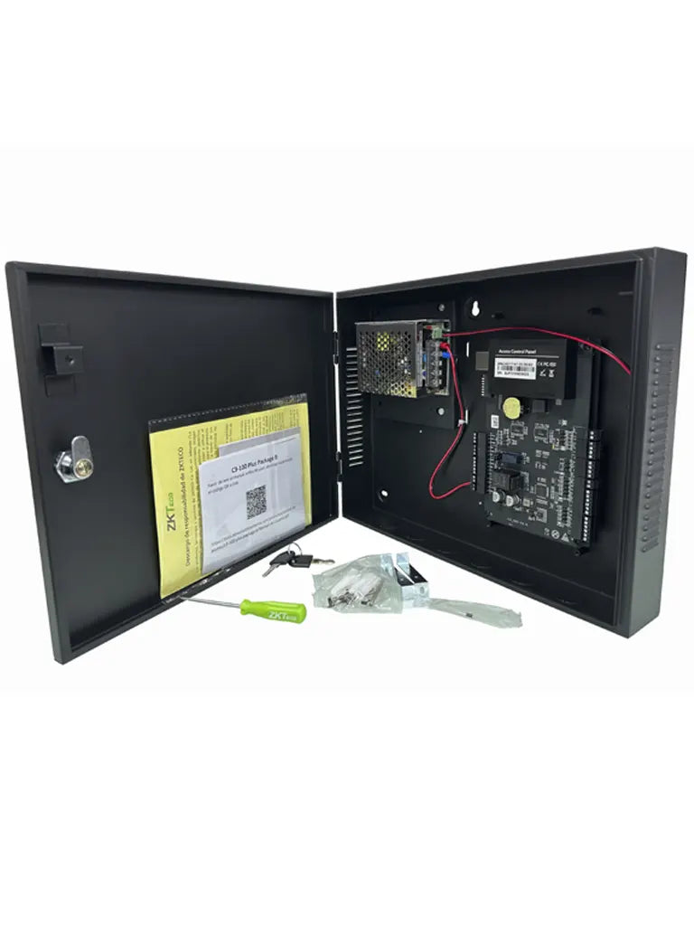 ZKTECO C3100PLUS PACKAGE B - PANEL DE CONTROL DE ACCESO RFID, 1 PUERTA, 2 VÍAS, CAPACIDAD PARA 100,000 USUARIOS Y TARJETAS, CAPACIDAD DE CÓDIGO QR, PUSH SDK #PANEL-Paneles de Control-ZKTECO-Bsai Seguridad & Controles