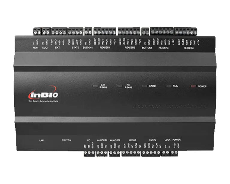 ZKTECO INBIO260 - CONTROL DE ACCESO INBIO PARA 2 PUERTAS/ SOPORTE DE 4 LECTORAS FR1X00/ 20 000 HUELLAS/ 30 000 TARJETAS/ CON VERSION PULLSDK-Servidores y Software-ZKTECO-Bsai Seguridad & Controles