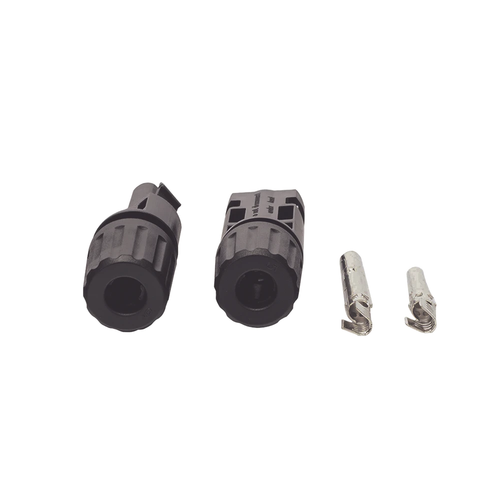 Par de Conectores Macho-Hembra para Módulos Fotovoltaicos tipo MC-4-Paneles Solares-EPCOM POWERLINE-Bsai Seguridad & Controles