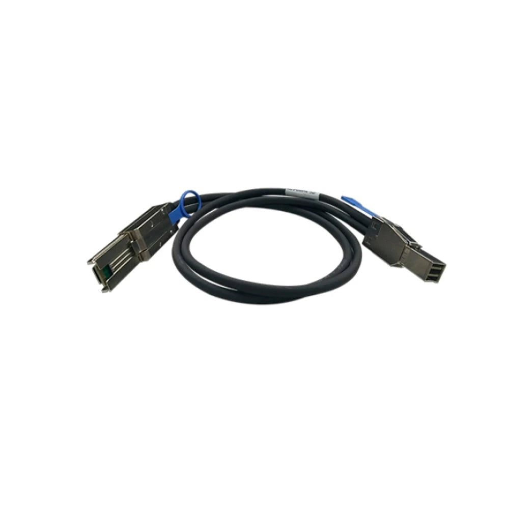 QNAP CAB-SAS10M-8644-8088 MINI SAS CABLE (SFF-8644 TO SFF-8088), 1.0M-Servidores NAS / STORAGE-QNAP-Bsai Seguridad & Controles