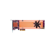 QNAP QM2-4P-342 QUAD M.2 PCIE SSD EXPANSION CARD; SUPPORTS UP TO FOUR M.2 2280 FORMFACTOR M.2 PCIE (GEN3 X2) SSDS; PCIE GEN3 X4 HOST INTERFACE; LOW-PROFILE BRACKET PRE-LOADED, LOW-PROFILE FLAT AND FULL-HEIGHT ARE BUNDLED-Servidores NAS / STORAGE-QNAP-Bsai Seguridad & Controles