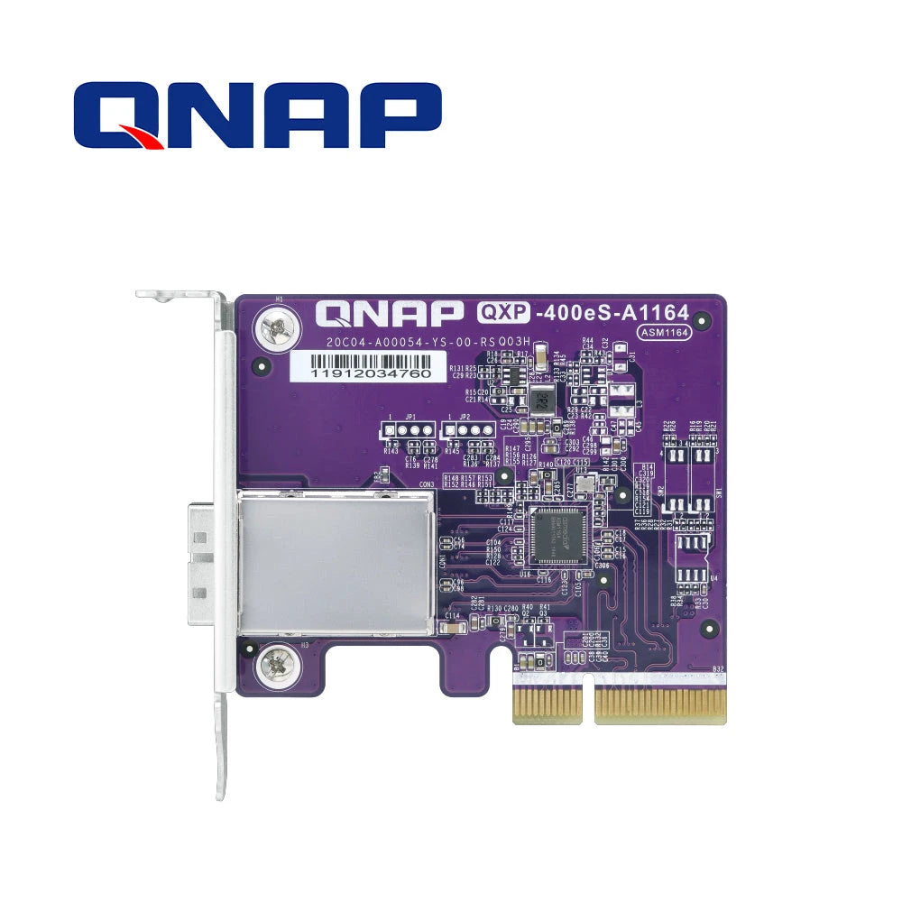 QNAP QXP-400ES-A1164 ADAPTADOR DE BUS DE HOST SATA DE 1 PUERTO SFF-8088 4 X SATA 6GB/S PCIE 3.0 X2 PARA QNAP NAS WINDOWS O LINUX-Servidores NAS / STORAGE-QNAP-QXP-400eS-A1164-Bsai Seguridad & Controles