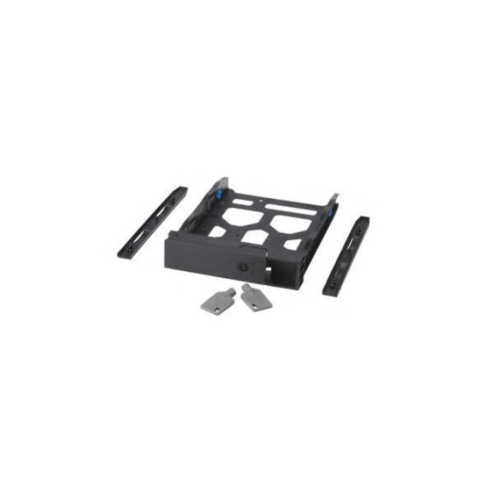 QNAP TRAY-35-BLK01 3.5" HDD TRAY WITH KEY LOCK AND TWO KEYS, BLACK AND PLASTIC, 2.5" AND 3.5" SCREW PACKS INCLUDED.-Servidores NAS / STORAGE-QNAP-Bsai Seguridad & Controles