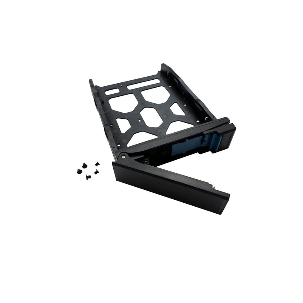QNAP TRAY-35-NK-BLK03 HDD TRAY FOR 3.5" AND 2.5" DRIVES WITHOUT KEY LOCK, BLACK, PLASTIC WITH 6 X SCREWS FOR 2.5" HDD, TOOLESS-Servidores NAS / STORAGE-QNAP-Bsai Seguridad & Controles