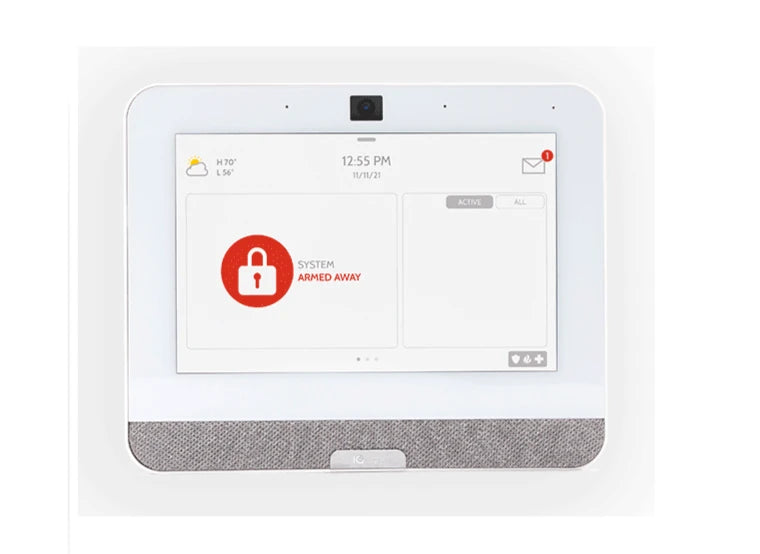 QOLSYS IQP4005 - SISTEMA DE ALARMA IQPANEL4 AUTOCONTENIDO , CON PANTALLA TACTIL DE 7", POWER G 915 MHZ + DSC SERIE POWER 433 MHZ. CON 4 BOCINAS INTEGRADAS (4W). PARA LA PLATAFORMA ALARM.COM-Paneles-QOLSYS-Bsai Seguridad & Controles