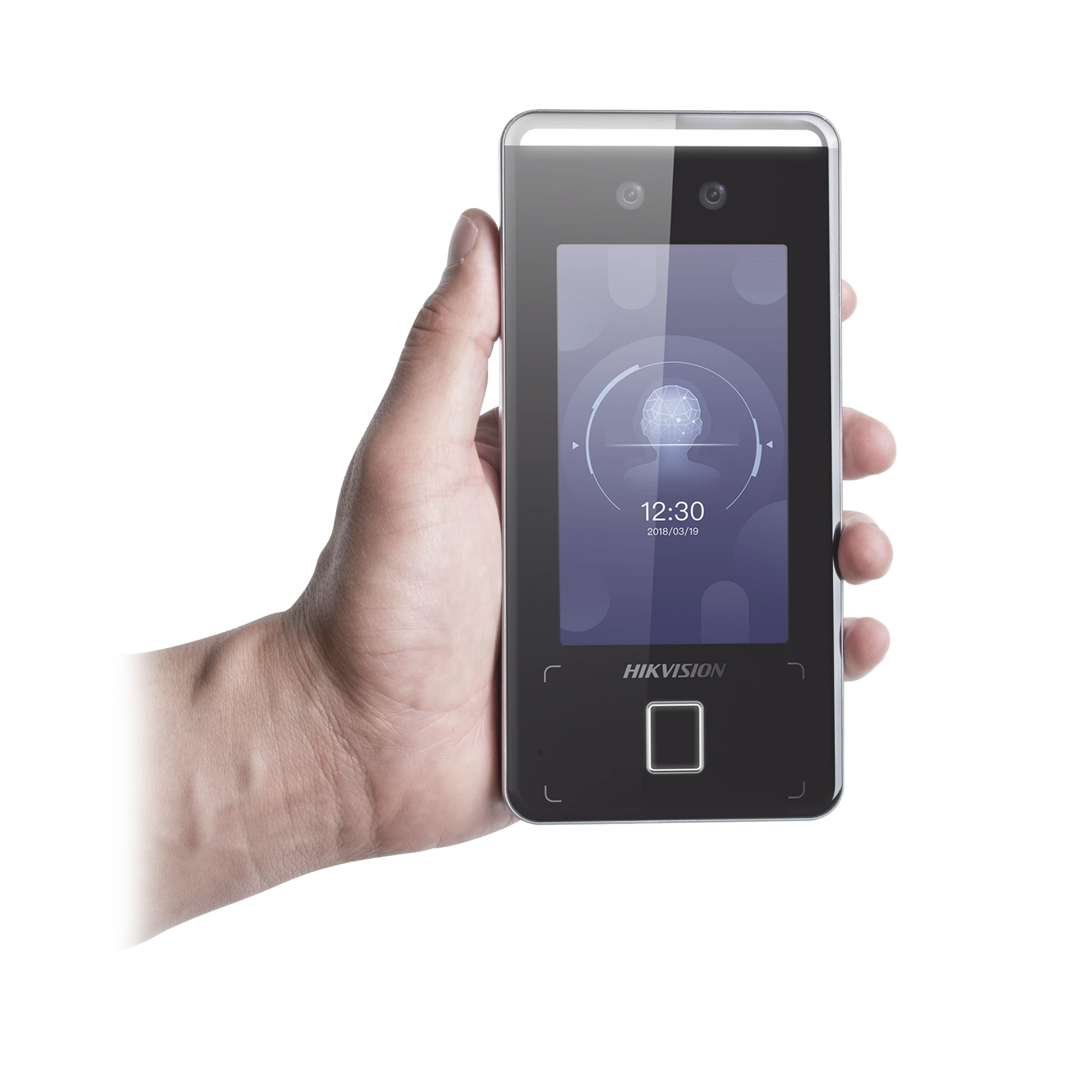 TERMINAL DE RECONOCIMIENTO FACIAL ULTRA RÁPIDO (IP65) / HASTA 1.5 MTS EN LECTURA / SOPORTA P2P HIK-CONNECT (NUBE) / QR Y VIDEOPORTERO.-Acceso SIN CONTACTO-HIKVISION-Bsai Seguridad & Controles