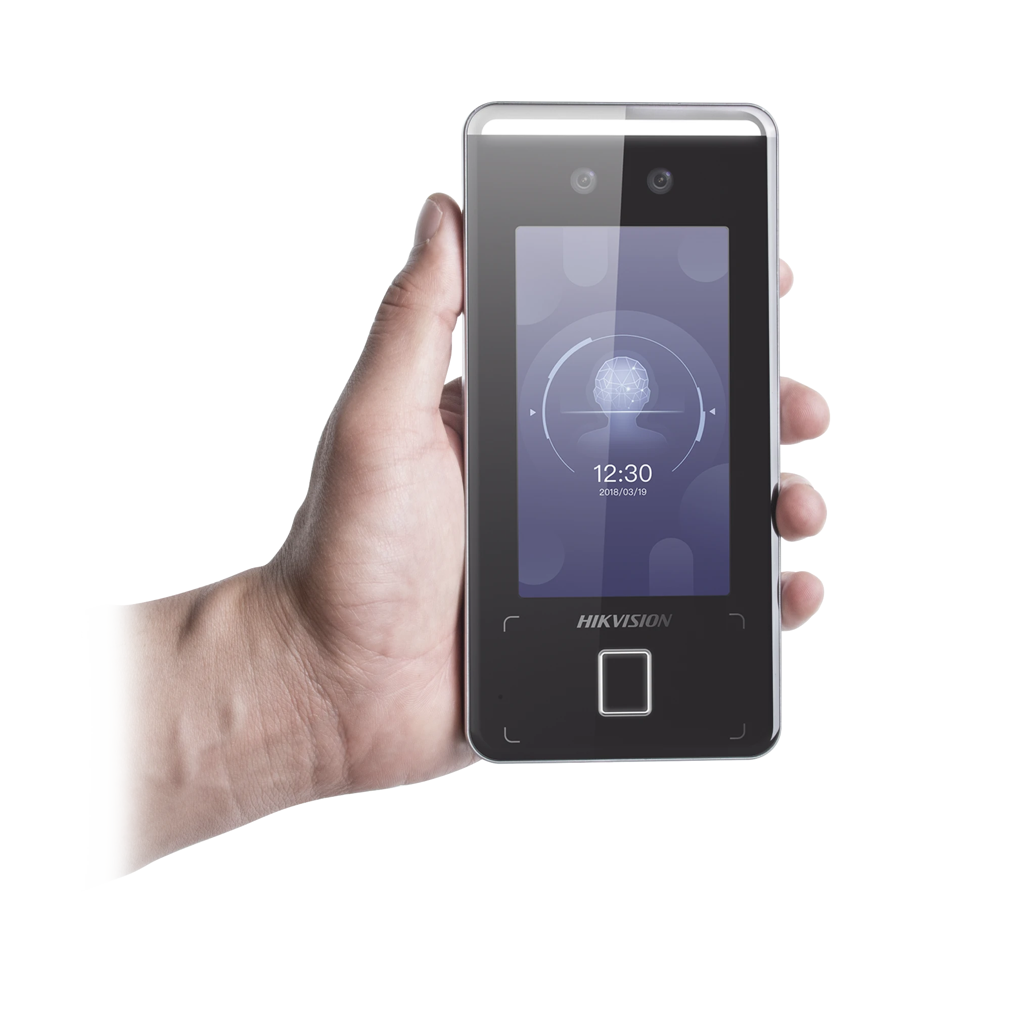 TERMINAL DE RECONOCIMIENTO FACIAL ULTRA RÁPIDO (IP65) / HASTA 1.5 MTS EN LECTURA / SOPORTA P2P HIK-CONNECT (NUBE) / QR Y VIDEOPORTERO.-Acceso SIN CONTACTO-HIKVISION-Bsai Seguridad & Controles