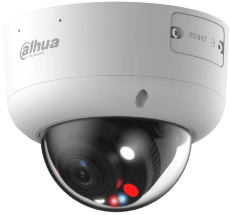 DAHUA IPC-HDBW3849R1P-ZAS-PV - CÁMARA IP DOMO DE 8 MEGAPIXELES/ ILUMINADORES DUALES INTELIGENTES/ TIOC / WIZSENSE / LENTE MOTORIZADO DE 2.7-13.5MM/ 40 METROS DE IR Y LUZ VISIBLE/ AUDIO BIDIRECCIONAL/1 E&S DE ALARMA Y AUDIO/ QUICK PICK CON NVR IA,-Domo-DAHUA-Bsai Seguridad & Controles