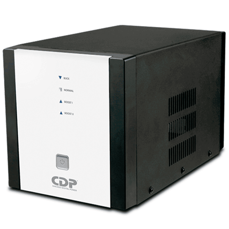 CDP R-AVR2408 - REGULADOR / ESPECIAL PARA MOTORES / 2400VA / 1800W / 9 TERMINALES DE SALIDA / 1 TERMINAL DE SALIDA NEMA5-20R / RETARDANTE A INCENDIO #CDPDL-Reguladores y UPS-CHICAGO DIGITAL POWER-Bsai Seguridad & Controles