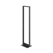 RACK DE DOS POSTES ESTÁNDAR DE 19 IN, RIELES NUMERADOS Y ROSCADOS #12-24, FABRICADO EN ALUMINIO, 45 UNIDADES DE RACK, COLOR NEGRO-Racks y Gabinetes-HOFFMAN-Bsai Seguridad & Controles