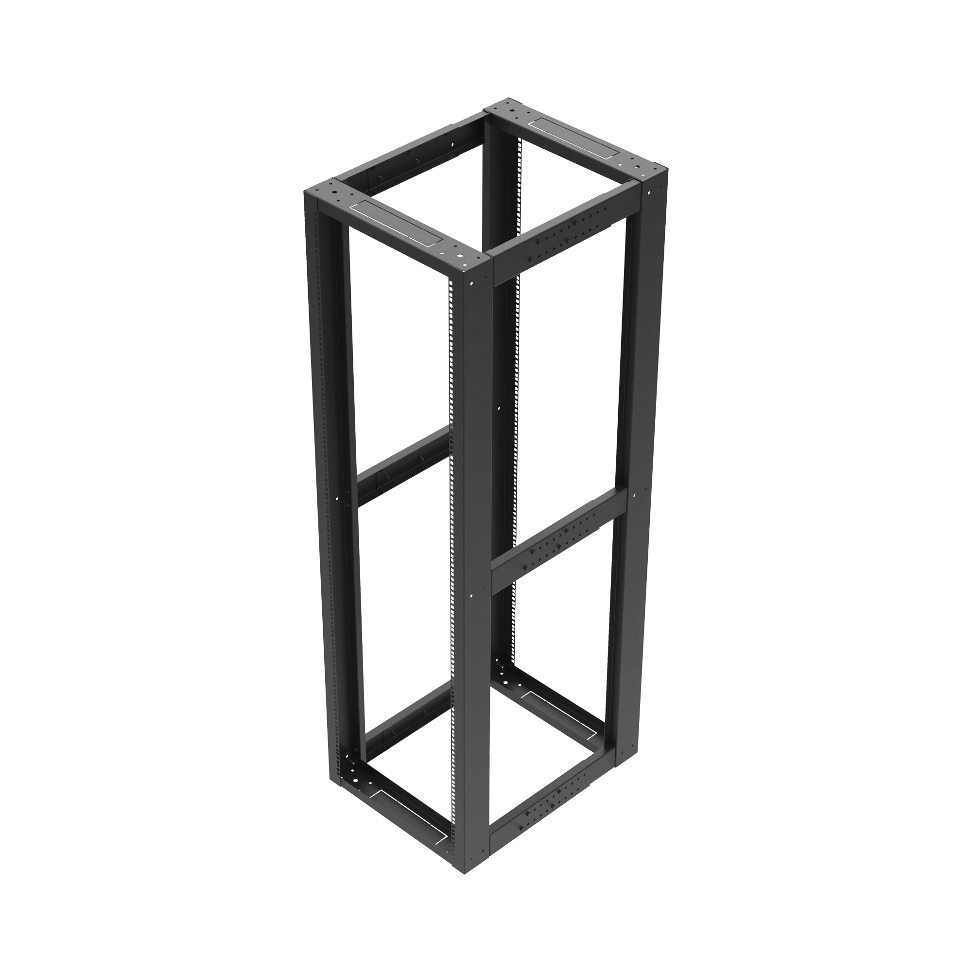 RACK ESTÁNDAR 19 DE 4 POSTES, ACERO, 42 UNIDADES, PROFUNDIDAD AJUSTABLE.-Racks y Gabinetes-LINKEDPRO BY EPCOM-Bsai Seguridad & Controles