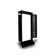 RACK VERTICAL ENSON ENS-RACK25UO DE 25UR DOS POSTES ORGANIZADOR VERTICAL INCUIDO EMPOTRABLE IDEAL PARA MONTAJE DE EQUIPOS DE RED Y CABLEADO ESTRUCTURADO, COMPATIBLE CON TODOS LOS ACCESORIOS DE RACKS Y GABINETES ENSON-Racks y Gabinetes-ENSON-Bsai Seguridad & Controles