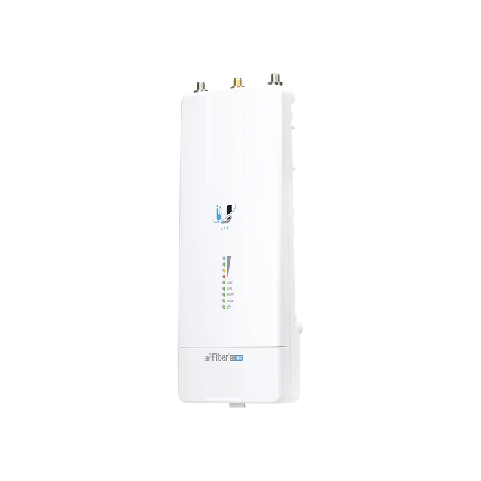 RADIO DE BACKHAUL CONECTORIZADO DE ALTA CAPACIDAD, CON TECNOLOGÍA LTU AIRFIBER HASTA 1 GBPS, 5 GHZ (4.8 - 6.2 GHZ), NO HAY COMPATIBILIDAD CON AF-5X-Enlaces de Backhaul-UBIQUITI-AF-5XHD-Bsai Seguridad & Controles