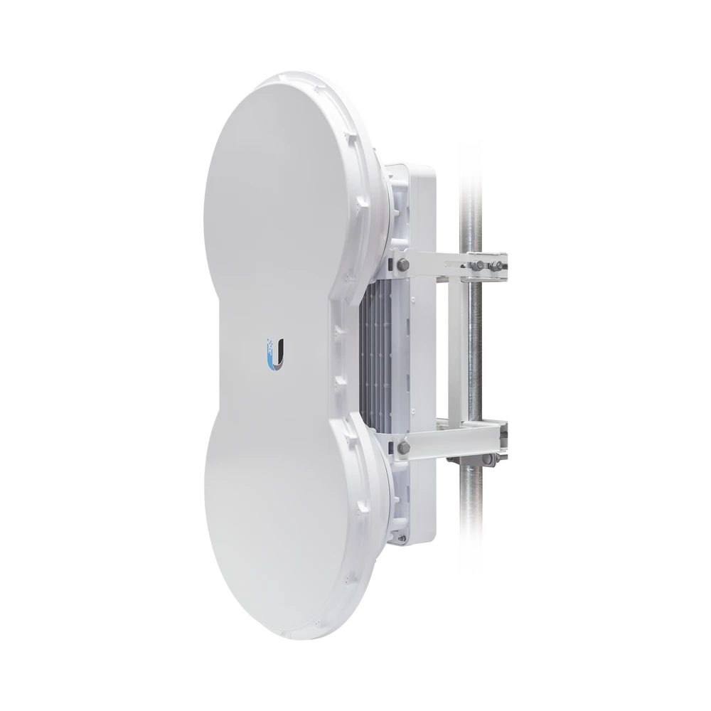RADIO DE BACKHAUL DE ALTA CAPACIDAD FULL DUPLEX, TECNOLOGÍA AIRFIBER HASTA 1.2 GBPS, 5 GHZ (5470 - 5950 MHZ) CON ANTENA INTEGRADA DE 23 DBI-Enlaces de Backhaul-UBIQUITI-Bsai Seguridad & Controles