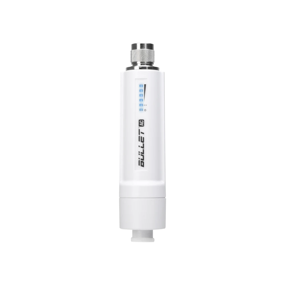 RADIO DOBLE BANDA BULLET AIRMAX AC HASTA 160 MBPS EN 2.4 GHZ (2412-2472 MHZ) O 300 MBPS EN 5 GHZ (5150-5875 MHZ)-Enlaces PtP y PtMP-UBIQUITI-Bsai Seguridad & Controles