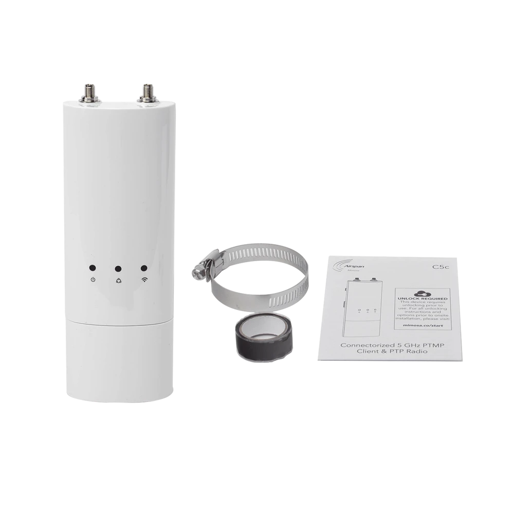 RADIO MODULAR HASTA 500 MBPS DE 4.9-6.4 GHZ, IP55, 2X2:2 MIMO, MONITOREO A TRAVÉS DE LA NUBE, ADAPTACIÓN AUTOMÁTICA AL ENTORNO-Enlaces de Backhaul-MIMOSA NETWORKS-Bsai Seguridad & Controles