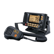 RADIO MÓVIL MARINO VHF, COLOR NEGRO CON RECEPTOR DE GPS INTEGRADO, TX: 156.025 - 157.425 MHZ, RX: 156.050 - 163.275 MHZ, 25W DE POTENCIA, SUMERGIBLE IPX8 INCLUYE MICRÓFONO Y CABLE DE ALIMENTACIÓN-Radios Marinos-UNIDEN-Bsai Seguridad & Controles