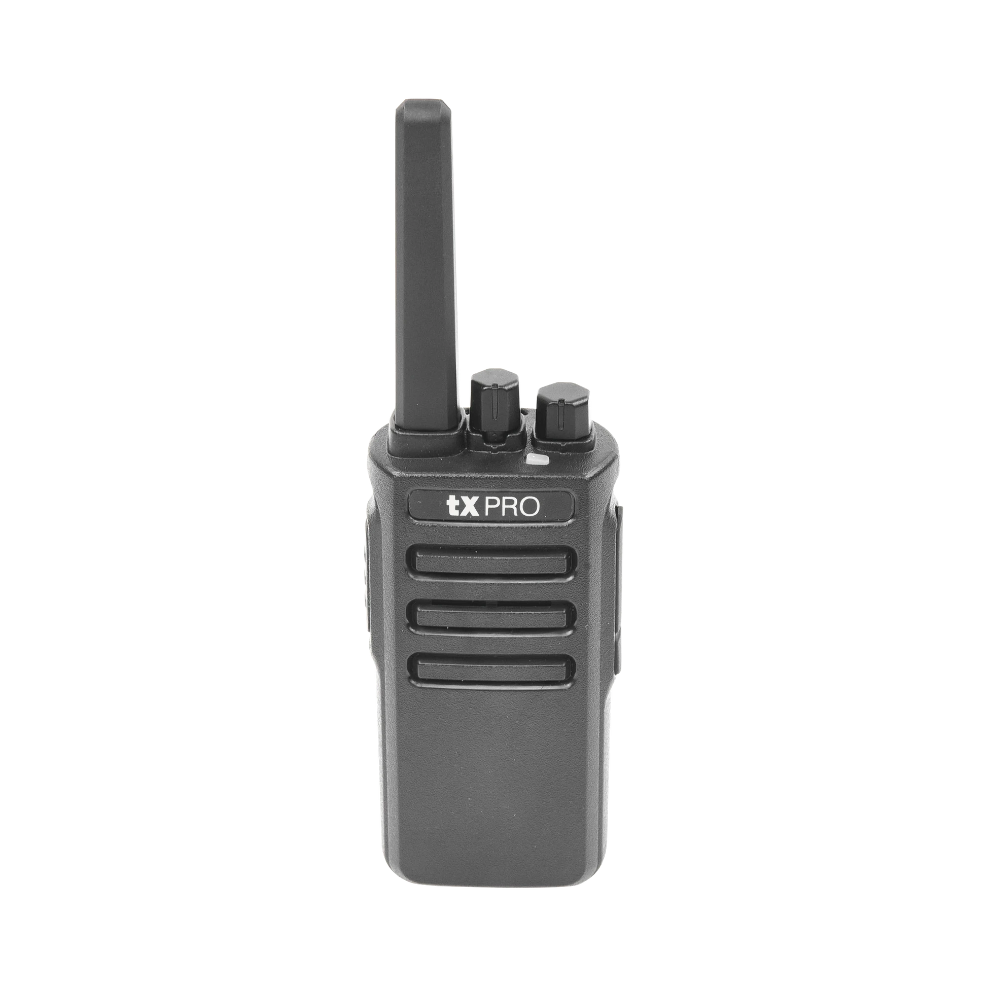 RADIO PORTÁTIL UHF, 5W DE POTENCIA, SCRAMBLER DE VOZ, ALTA COBERTURA, 400-470 MHZ, 16 CANALES PRECONFIGURADOS-Radios Comerciales TXPRO-TXPRO-Bsai Seguridad & Controles