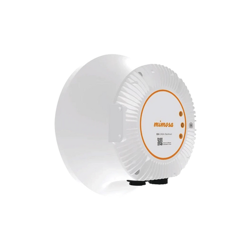 RADIO ULTRALIGERO BACKHAUL PTP EN 24 GHZ MIMO 4X4:4, 1.5 GBPS, ANTENA INTEGRADA 33 DBI, IP67, SINCRONIZACIÓN PARA REUSAR CANALES, ADAPTACIÓN AUTOMÁTICA AL ENTORNO-Enlaces de Backhaul-MIMOSA NETWORKS-B24-Bsai Seguridad & Controles