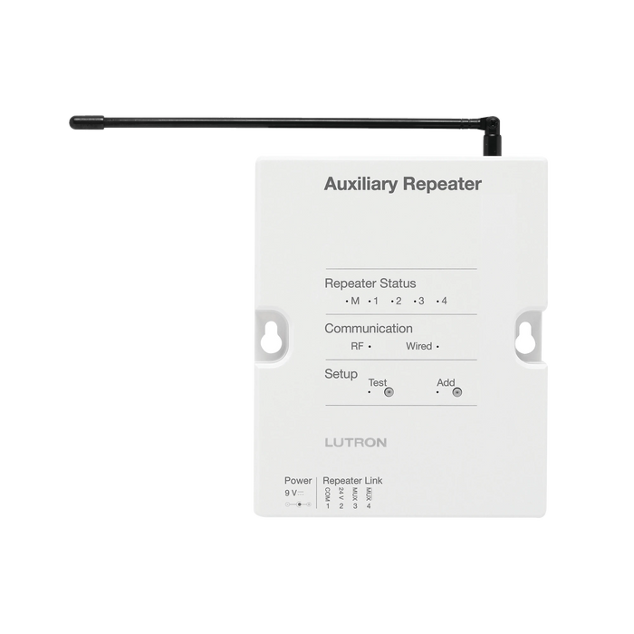 (RADIORA2) REPETIDOR AUXILIAR PARA CONTROLADOR PRINCIPAL RRMAINREP 120V-Automatización - Casa Inteligente-LUTRON ELECTRONICS-RRAUXREP-Bsai Seguridad & Controles