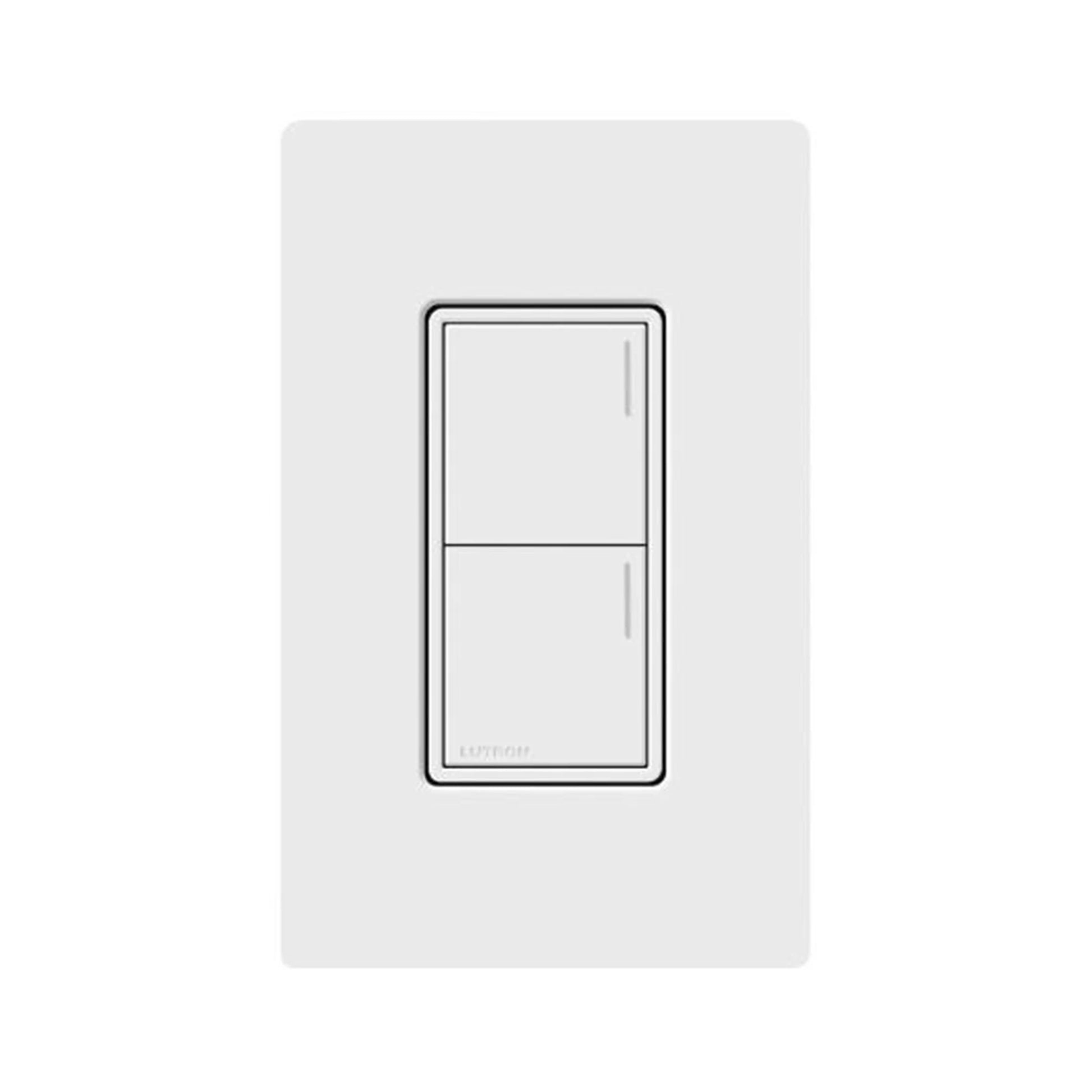 (RADIORA3) BOTONERA SUNNATA BLANCO 2 ESCENAS PARA RADIO RA3, PROGRAME ESCENAS DIFERENTES EN CADA BOTÓN.-Automatización - Casa Inteligente-LUTRON RADIORA 3-Bsai Seguridad & Controles