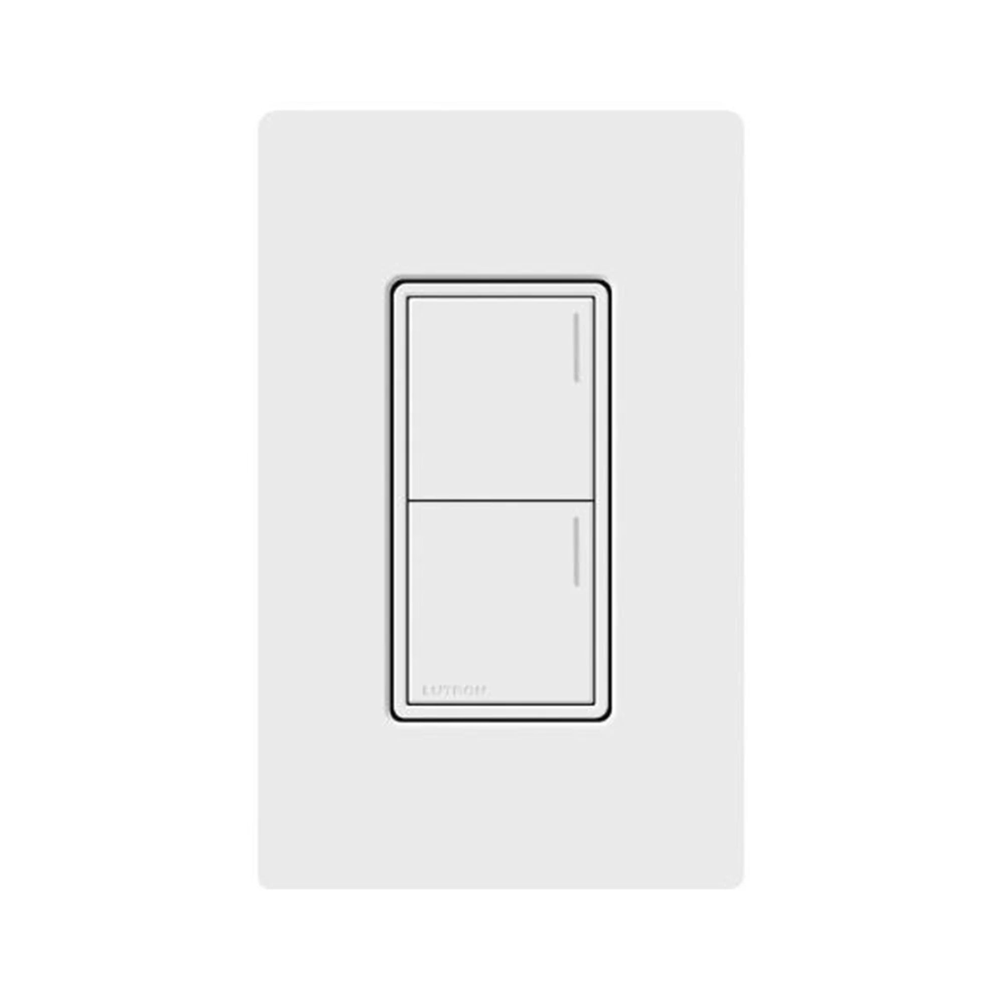 (RADIORA3) BOTONERA SUNNATA BLANCO 2 ESCENAS PARA RADIO RA3, PROGRAME ESCENAS DIFERENTES EN CADA BOTÓN.-Automatización - Casa Inteligente-LUTRON RADIORA 3-Bsai Seguridad & Controles