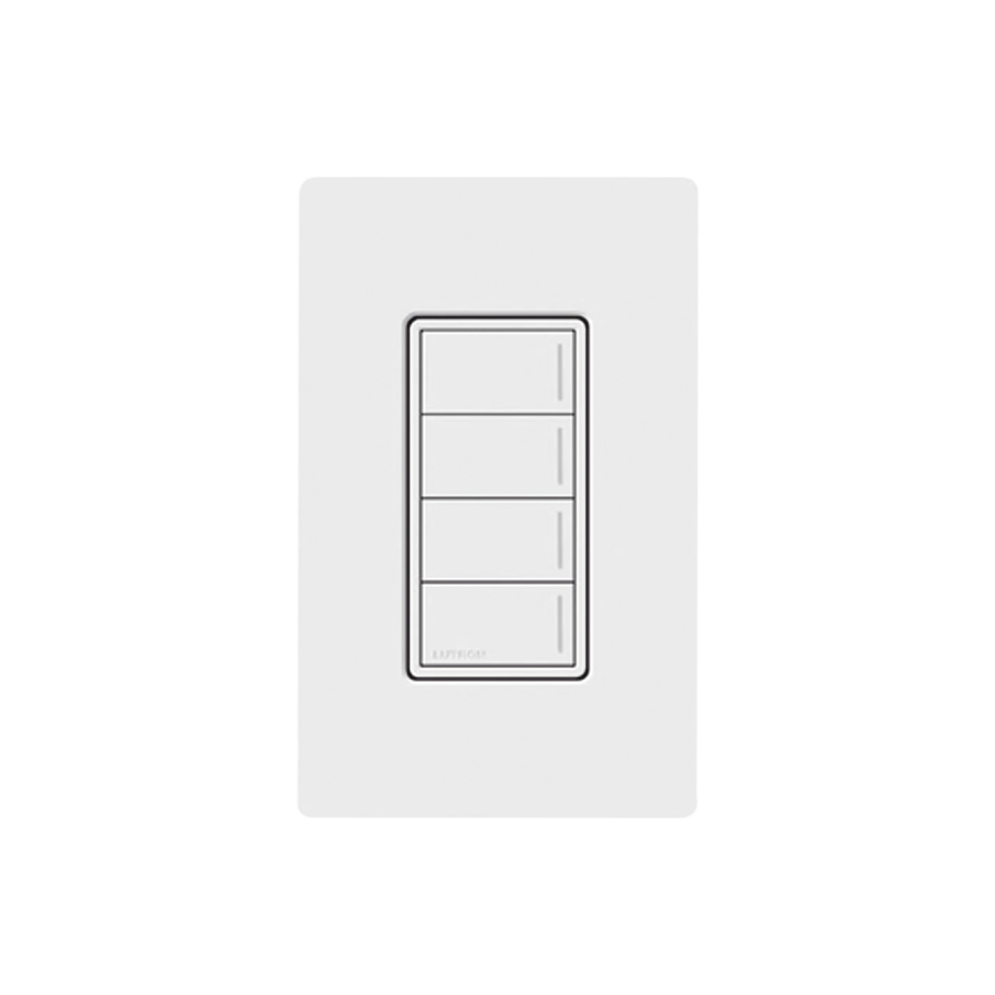 (RADIORA3) BOTONERA SUNNATA NEGRO 4 ESCENAS PARA RADIO RA3, PROGRAME ESCENAS DIFERENTES EN CADA BOTÓN.-Automatización - Casa Inteligente-LUTRON RADIORA 3-Bsai Seguridad & Controles