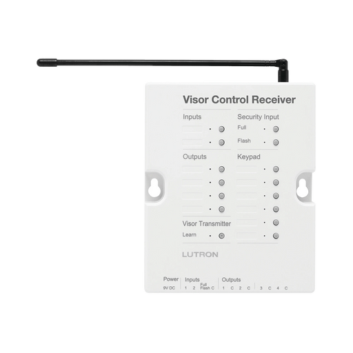 (RADOIRA2) RECEPTOR DE CONTROL PARA PUERTAS DE GARAGE, REGULADOR DE ILUMINACIÓN. 120V, 4 SALIDAS DE RELAY Y 2 ENTRADAS. COMPLEMENTAR CON RRMAIN DE RADIORA2 LUTRON.-Automatización - Casa Inteligente-LUTRON ELECTRONICS-RRDVCRXWH-Bsai Seguridad & Controles