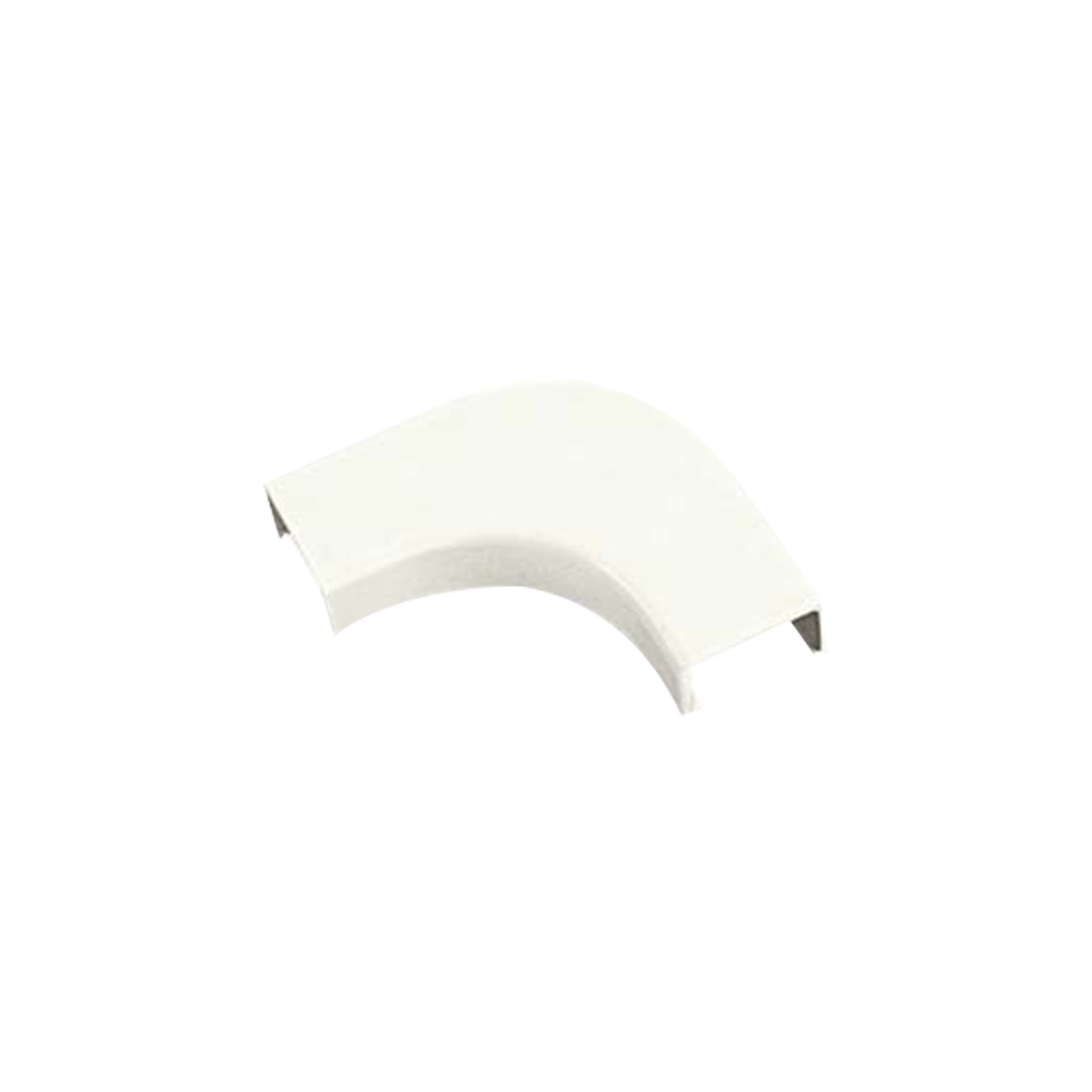 CURVA DE RADIO CONTROLADO, PARA USO CON CANALETA LD10, MATERIAL ABS, COLOR BLANCO