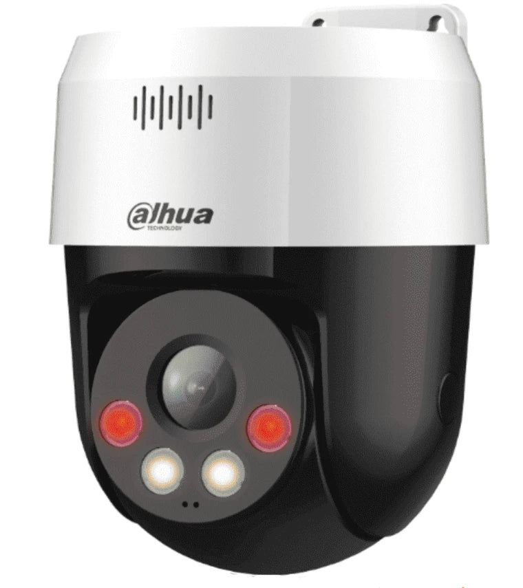 DAHUA SD2A500HB-GN-A-PV-S2 - CÁMARA IP PT DE 5 MEGAPIXELES/ FULL COLOR+ DISUASIÓN ACTIVA/ ILUMINADOR DUAL INTELIGENTE/ LENTE FIJO/ 30 METROS DE ILUMINACIÓN IR Y LUZ VISIBLE/ AUDIO 2 VÍAS/ IP66/ POE/ DETECCIÓN DE HUMANOS/ RANURA MICROSD #LONUEVO-PTZ-DAHUA-Bsai Seguridad & Controles