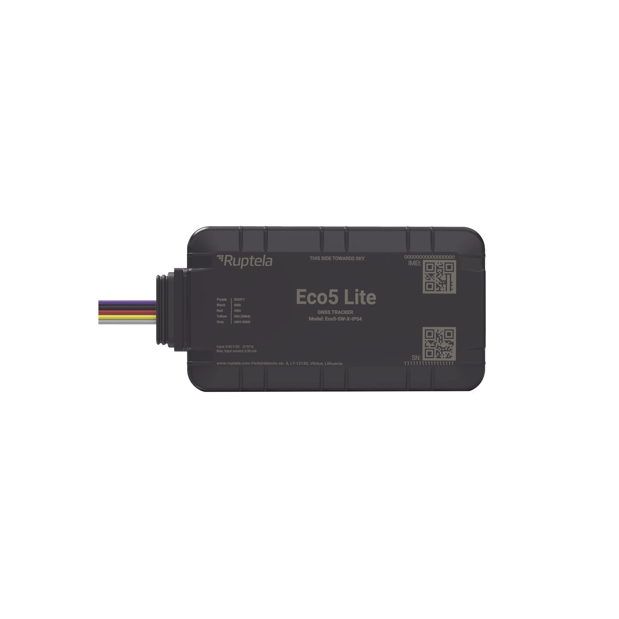 RASTREADOR VEHICULAR 2G/4G / BLE INTEGRADO / PROTECCIÓN IP54 / BOTÓN SOS DE EMERGENCIA / DETECCIÓN AVANZADA DE JAMMER / MONITOREO INTELIGENTE DE IGNICIÓN Y SEGURIDAD-IoT, GPS y Telemática-RUPTELA-ECO5LITE-Bsai Seguridad & Controles