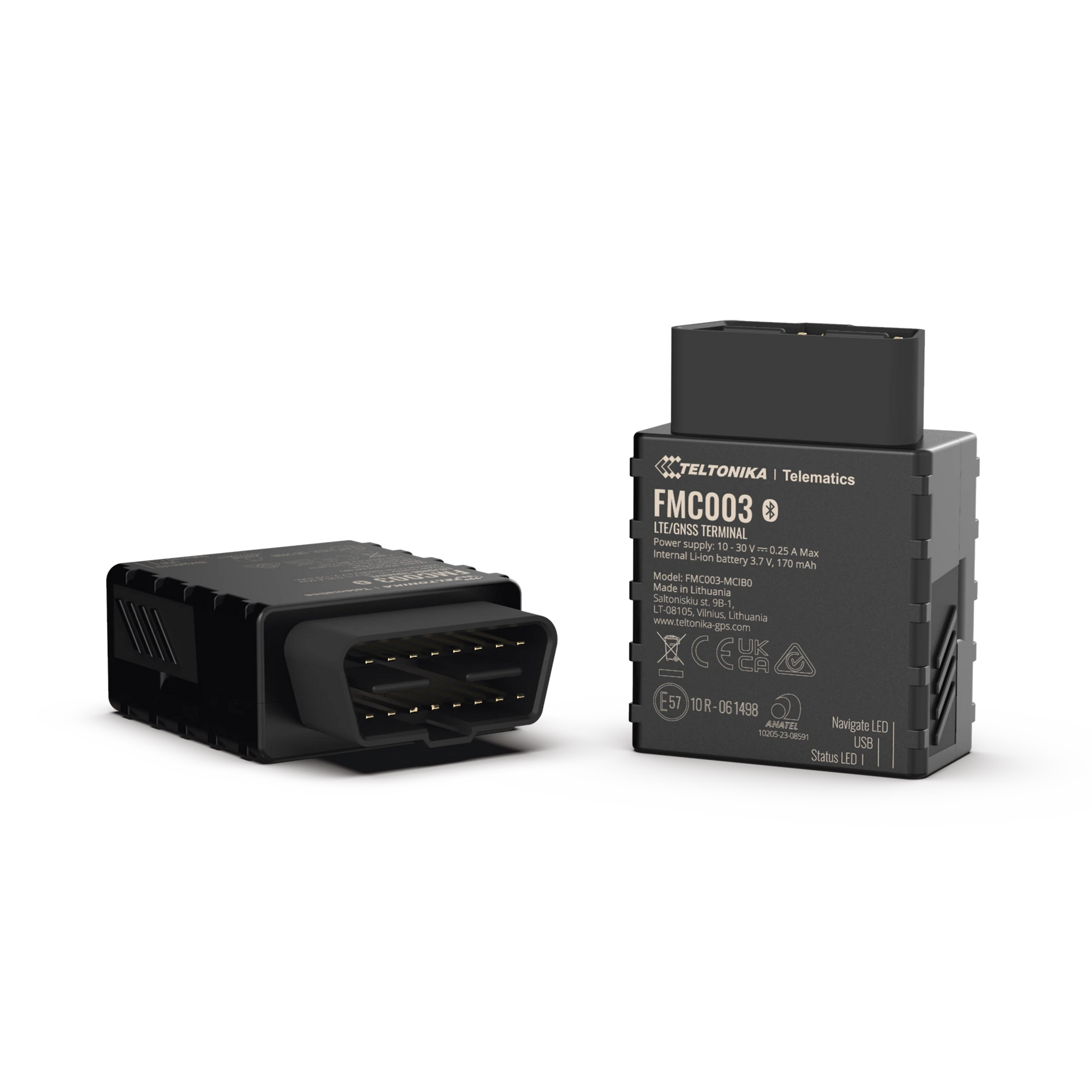 RASTREADOR (GPS) 4G LTE CAT 1 DE SUPER FÁCIL INSTALACIÓN, LECTURA DE DATOS OBD OEM Y CONECTIVIDAD BLUETOOTH-IoT, GPS y Telemática-TELTONIKA-Bsai Seguridad & Controles