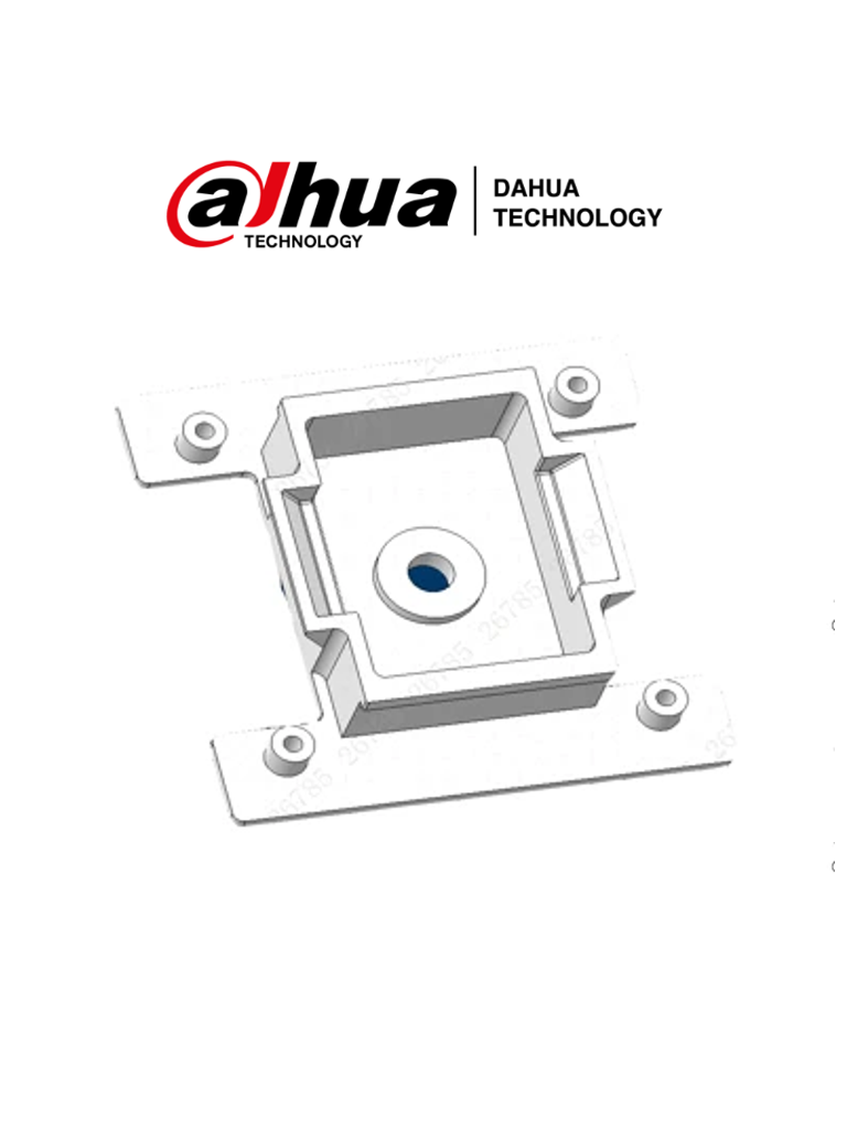 DAHUA RQW026-00 - ADAPTADOR PARA TRIPIE/ COMPATIBLE CON CAMARA Y BLACKBODY-Soporte y Montaje-DAHUA-Bsai Seguridad & Controles