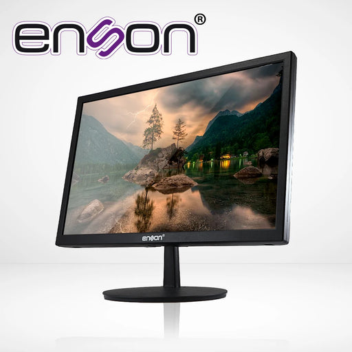 MONITOR LED FULL HD DE ENSON MODELO ENS-MDH19 DE 19 PULGADAS RESOLUCION DE 1920 X 1080 ENTRADA DE VIDEO HDMI/VGA SALIDA DE AUDIO HDMI/RCA PUERTO USB-Monitores-ENSON-ENS-MDH19-Bsai Seguridad & Controles