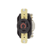 RECEPTÁCULO CON BLOQUEO DE MEDIA VUELTA INDUSTRIAL 30 A 125/250 V CA / 3 POLOS 4 HILOS / NEMA L14-30R.-Área Eléctrica-HUBBELL-Bsai Seguridad & Controles