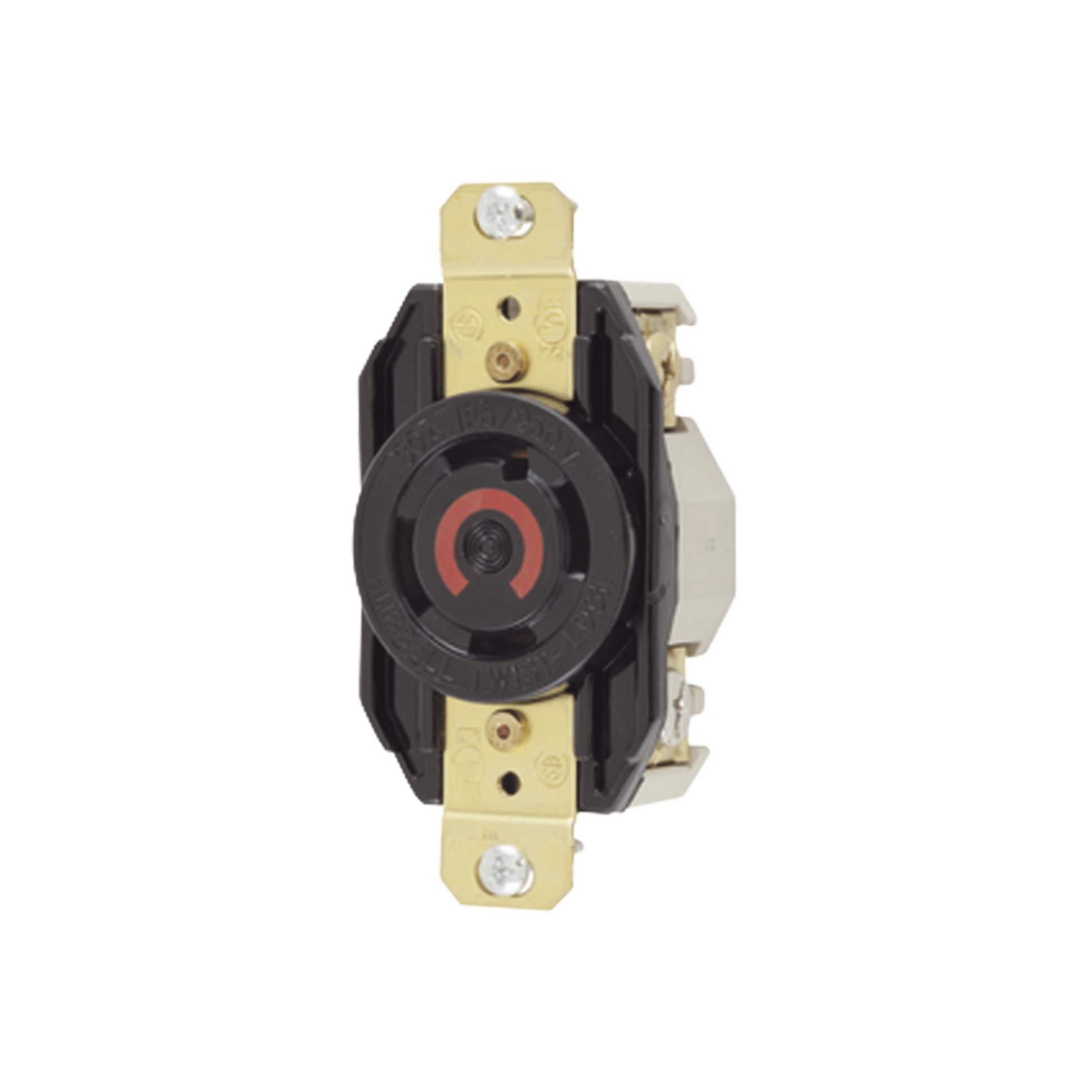 RECEPTÁCULO CON BLOQUEO DE MEDIA VUELTA INDUSTRIAL 30 A 125/250 V CA / 3 POLOS 4 HILOS / NEMA L14-30R.-Área Eléctrica-HUBBELL-Bsai Seguridad & Controles