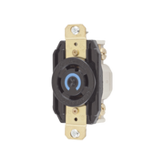 RECEPTÁCULO CON BLOQUEO DE MEDIA VUELTA INDUSTRIAL 30 A 250 V CA / 3 POLOS 4 HILOS / NEMA L15-30R.-Área Eléctrica-HUBBELL-Bsai Seguridad & Controles