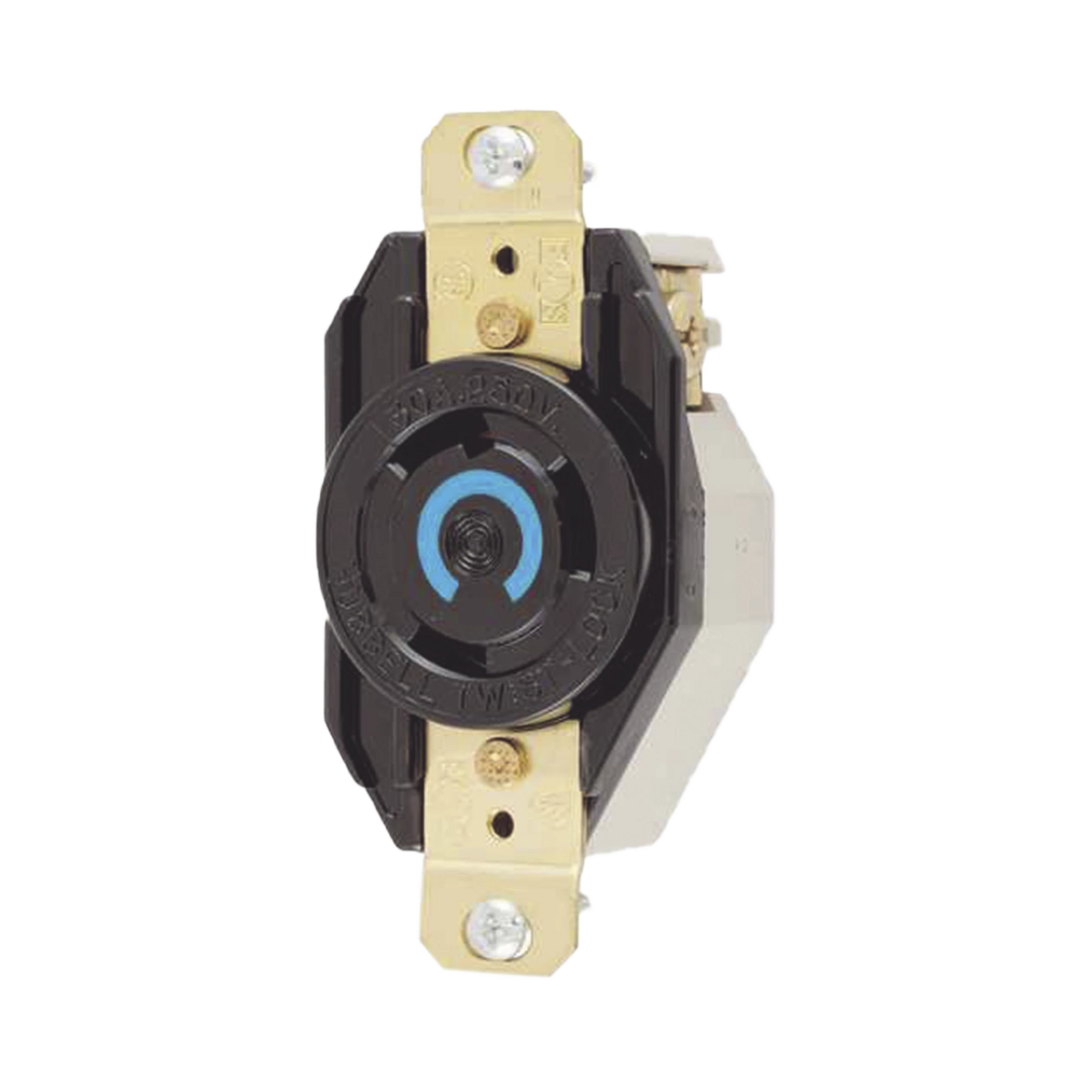 RECEPTÁCULO DE MEDIA VUELTA INDUSTRIAL 30 A 250 V CA 2 POLOS 3 HILOS (NEMA L6-30R).-Cableado-HUBBELL-Bsai Seguridad & Controles