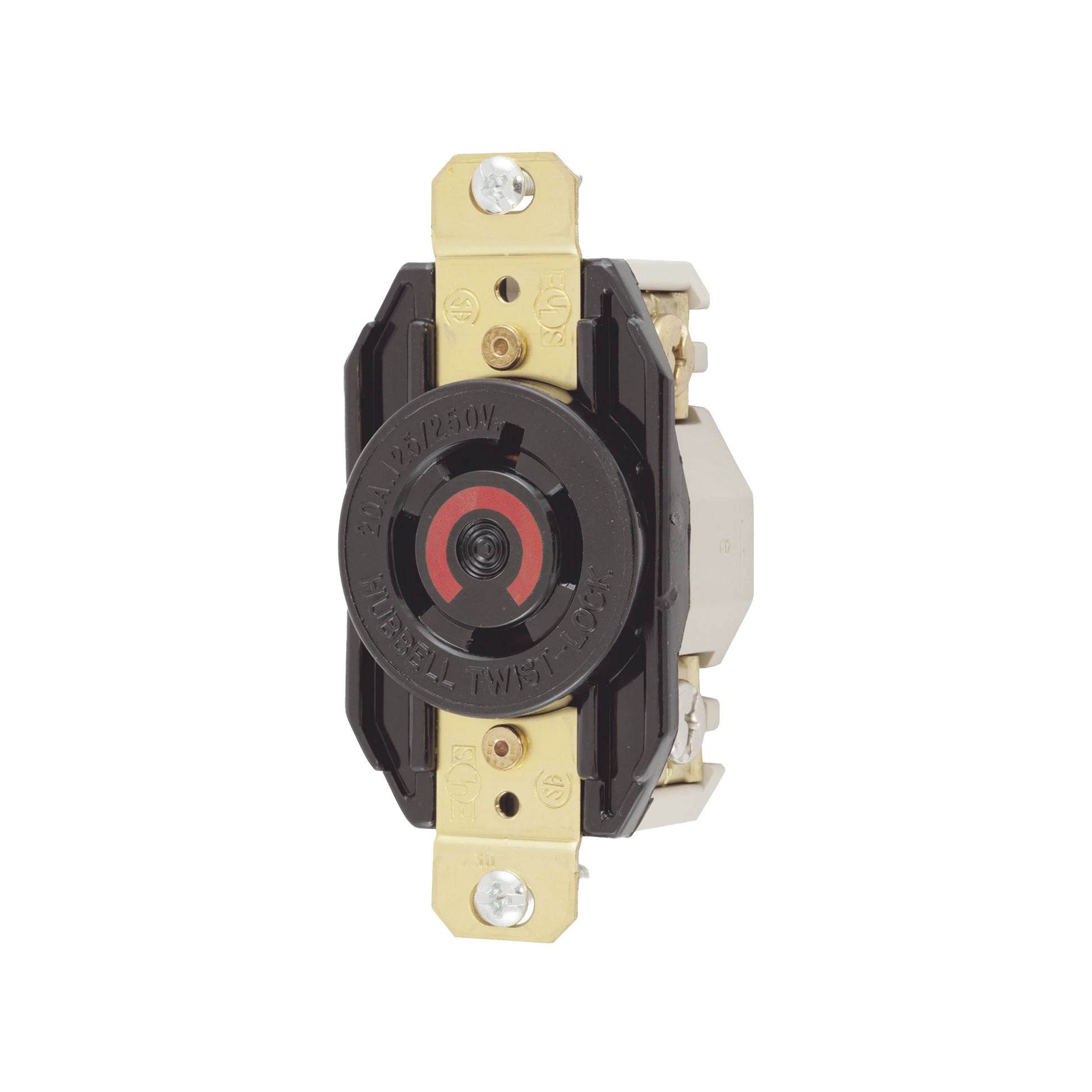 RECEPTÁCULO CON BLOQUEO DE MEDIA VUELTA INDUSTRIAL 20 A 125/250 V CA / 3 POLOS 4 HILOS / NEMA L14-20R.-HUBBELL-HUB-HBL-2410-Bsai Seguridad & Controles